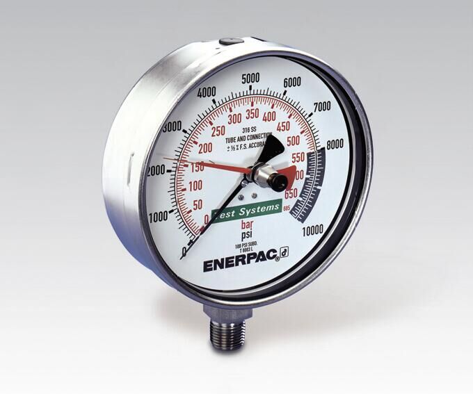 恩派克T系列系統(tǒng)測試用壓力表